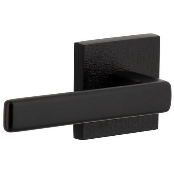 Viaggio Qadmlnlus_Psg_238_Lh Motivo Left Handed Solid Brass Passage Door Lever Set - Black