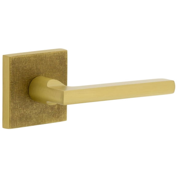 Viaggio Qadmlnmil_Sd_Rh Motivo Solid Brass Non-Turning One-Sided Dummy Door Lever - Brass