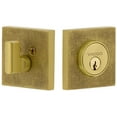 thumbnail image 1 of Viaggio Qadmlnqad_Sc_234 Quadrato Linen Solid Brass Square Backplate Single Cylinder, 1 of 2