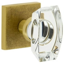 Viaggio Qadmlnsta_Dd Motivo Solid Brass Non-Turning Two-Sided Dummy Door Knob Set - Brass