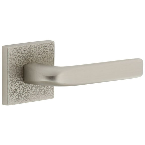 Viaggio Qadmltbll_Sd_Rh Motivo Solid Brass Non-Turning One-Sided Dummy Door Lever - Nickel