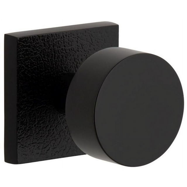 Viaggio Qadmltclo_Psg_234 Motivo Solid Brass Passage Door Knob Set - Black