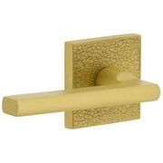 Viaggio Qadmltmil_Prv_238_Lh Motivo Left Handed Solid Brass Privacy Door Lever Set - Brass