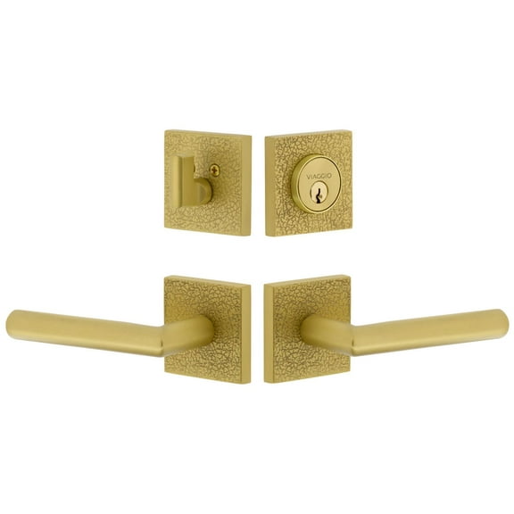 Viaggio Qadmltmod_Combo_234_Rh Motivo Right Handed Solid Brass Single Cylinder Keyed Entry