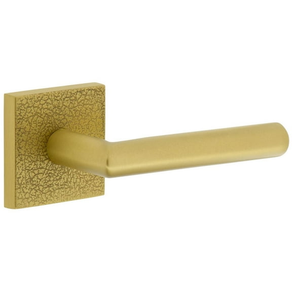 Viaggio Qadmltmod_Sd_Rh Motivo Solid Brass Non-Turning One-Sided Dummy Door Lever - Brass