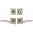 thumbnail image 1 of Viaggio 630446 Quadrato Right Handed Solid Brass Single Cylinder Keyed Entry Door Lever, 1 of 7
