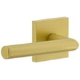 thumbnail image 1 of Viaggio Qadmod_Prv_238_Lh Quadrato Left Handed Solid Brass Privacy Door Lever Set - Brass, 1 of 7