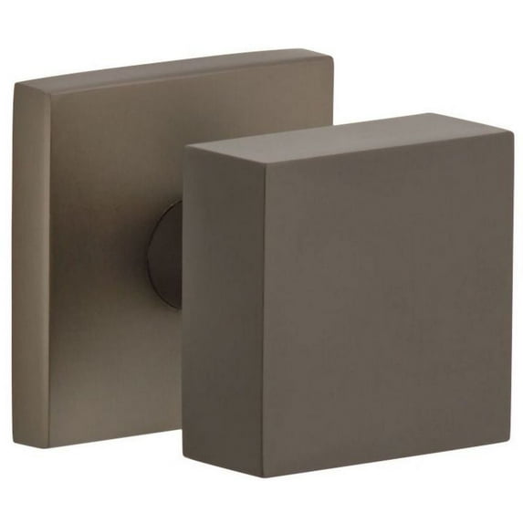 Viaggio Qadqad_Prv_238 Quadrato Solid Brass Privacy Door Knob Set - MultiColor