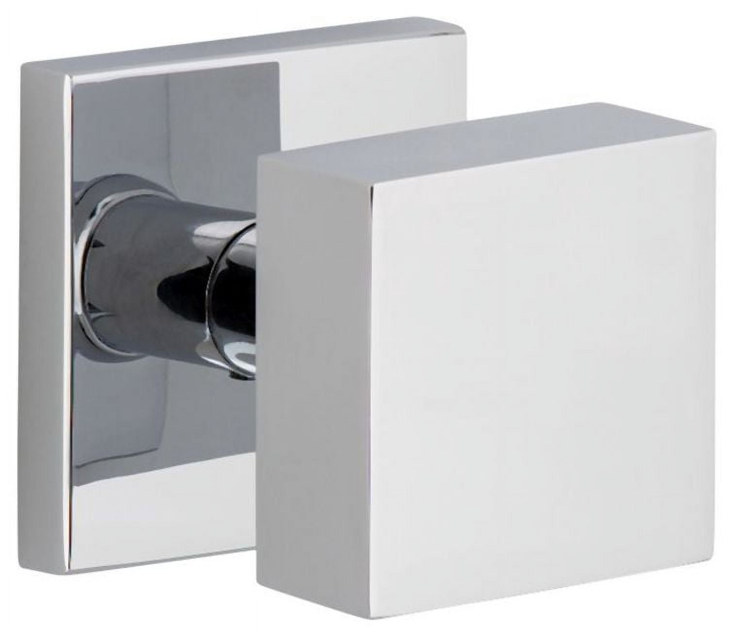 Viaggio 624812 Quadrato Solid Brass Non-Turning One-Sided Dummy Door Knob - Chrome