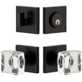 thumbnail image 1 of Viaggio Qadqdc_Combo_234 Quadrato Solid Brass Single Cylinder Keyed Entry Door Knob Set, 1 of 7