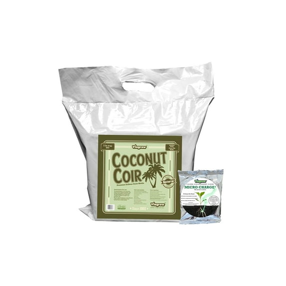 Viagrow Coco Coir 5KG (1 Pack, Micro Charge), Coconut Coir Pith