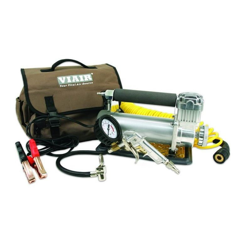 Viair 450P Automatic Portable 12V, 150 PSI Air Compressor Kit for Vehicle Tires Viair 450P Automatic Portable 12V, 150 PSI Air Compressor Kit for Vehicle Tires