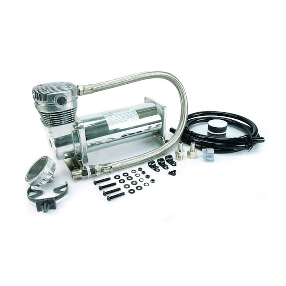 Viair Chrme Compressor Kit,3/8"Port,12V,200psi 48043