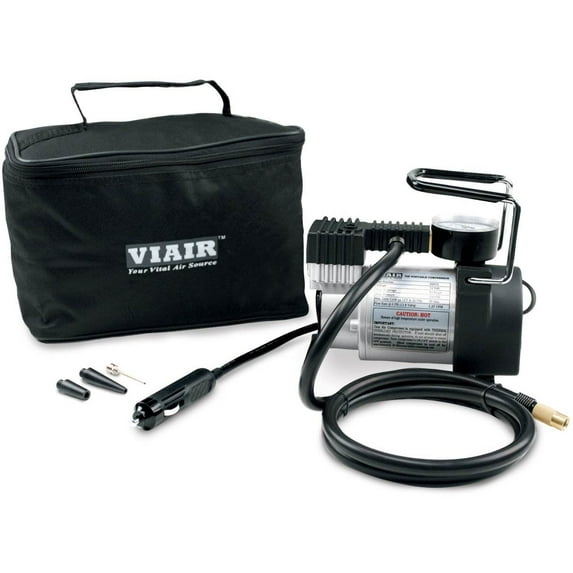Viair 70P Portable 12 Volt 100 PSI Air Compressor Kit for Passenger Car Tires
