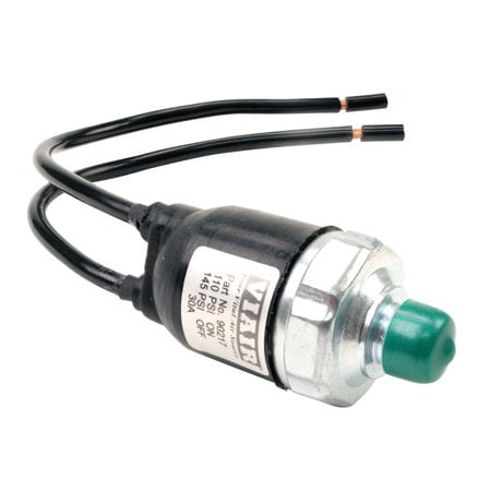 SEALED PRESSRE SWTCH, 1/8IN M NPT PORT, 12 GA LEAD WIRES (140 PSI ON, 175 PSI OFF)