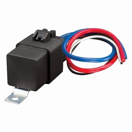 Viair 93944 40 Amp Sealed 4-Prong Relay with Pre-Wired Female Socket - 12V, IP66
