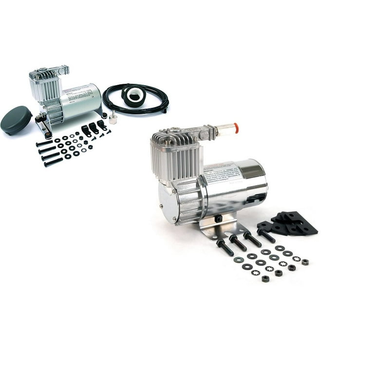 VIAIR 10016 100C Chrome Compressor Kit with Omega Bracket VIAIR 10016 100C Chrome Compressor Kit with Omega Bracket