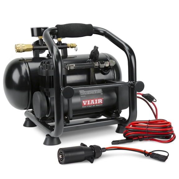 Viair, PlugNPlay On-Demand Portble 7-way Power Access, Horsepower 0.25 HP, Air Tank Size 1.5 Gal, Volts 12 Model# 38035