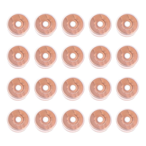 20mm Transparent Vial Caps for 10ml Bottles - Squeeze Bottle Sealing Caps for Ketchup and Empty Vials