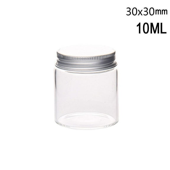 Vials Small Glass Bottles Mini Jars With Aluminum Screw Storage 2022 Top Z0L0