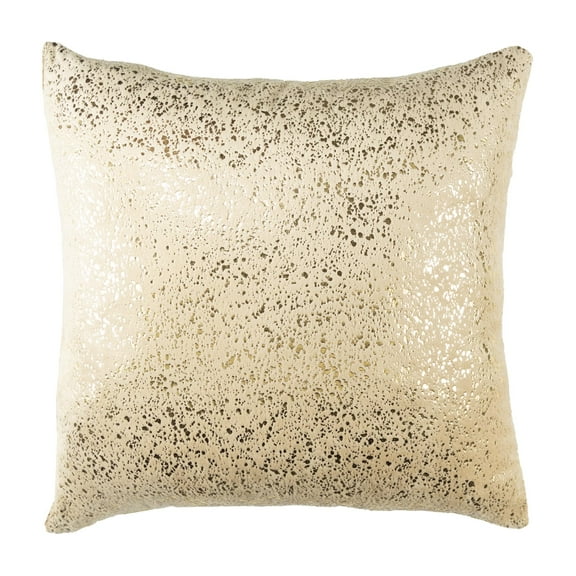 Vianney Aurea - Throw Pillow - 1 Piece - Special Golden Fabric with Soft Texture - Adds Warmth and Elegance to Home Decor