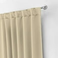 thumbnail image 1 of Vianney Catania Beige Long Blackout Curtains Effective Light Coverage, 1 of 3