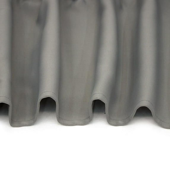 Vianney Catania Gray Short Blackout Curtains - 2 Panels - Effective Light Blocking and Privacy Solution - Modern Window Treatments for Home Decor and Room Styling