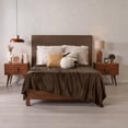 thumbnail image 1 of Vianney Coffee Queen Size Fleece Blanket Lightweight Ultra Soft Dark Brown Throw for Year-Round Comfort and Cozy Warmth, 1 of 8