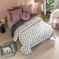 thumbnail image 1 of Vianney Comforter King Size Novo Polka Patterned Design Soft Fleece Material Lightweight and Cozy Throw for Couch or Bed Year Round Comfort and Stylish Decor, 1 of 8