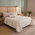 thumbnail image 1 of Vianney Comforter Queen Novo Rose Lightweight and Soft Fleece Material Cozy Throw Year Round Comfort Bedding, 1 of 5