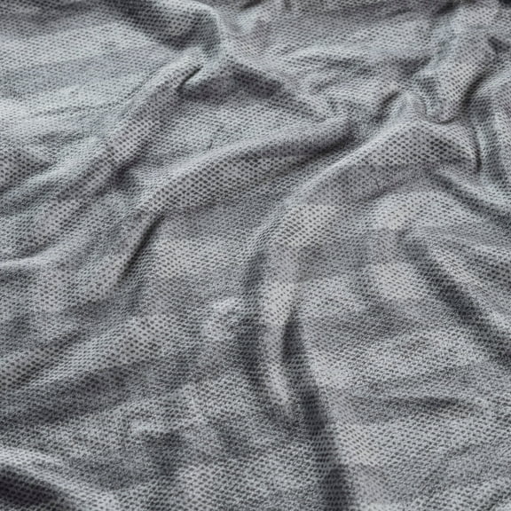 Vianney - Lightweight Blanket - Shadow/Queen Size - 100% Polyester - Modern Dark-Tone Striped Design - Lightweight Breathable Layering
