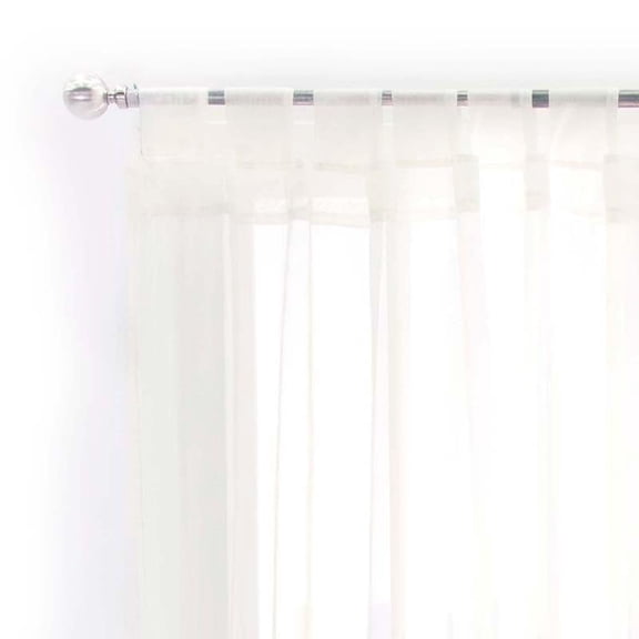 Vianney Terylene Beige 70.87 X 53.54 Translucent Curtains Set Balanced Illumination