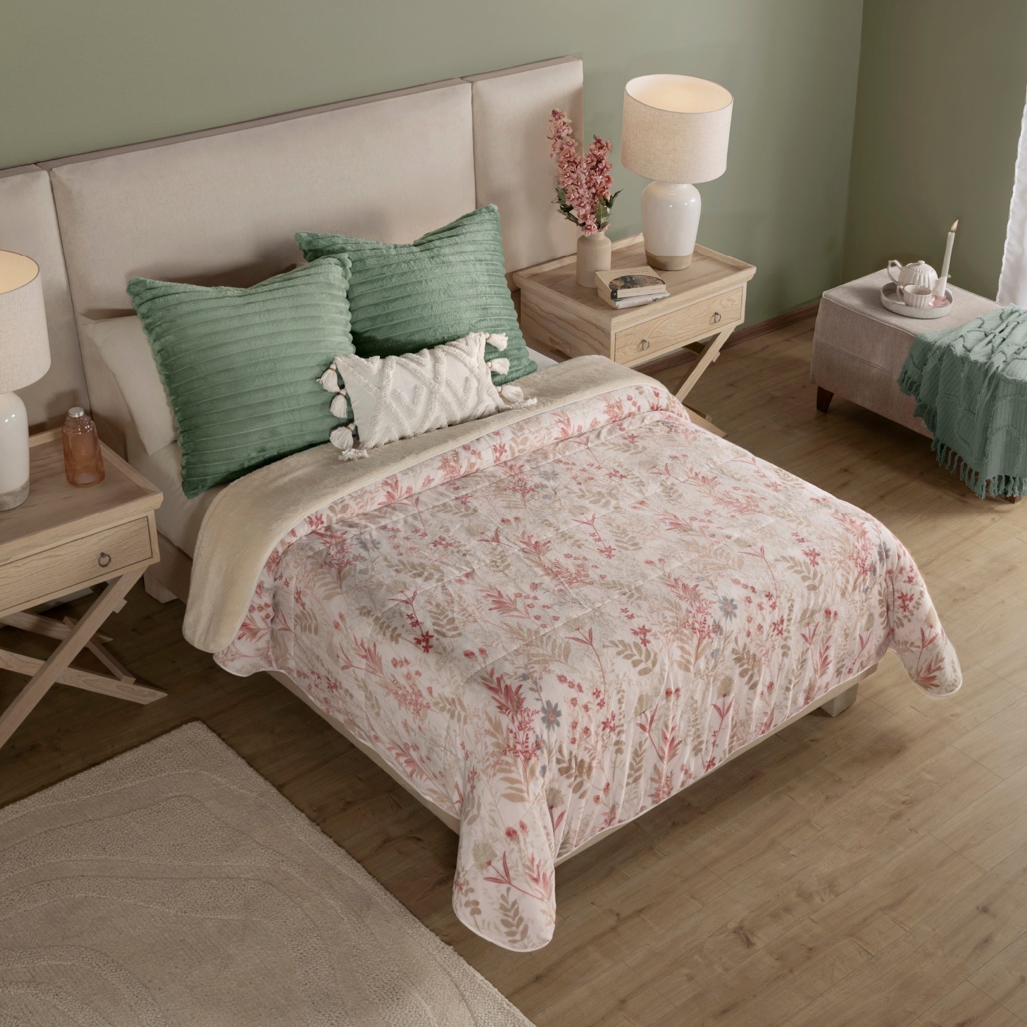 Vianney - Winter Blanket - Austria/King Size - Ultra-Soft Beauty Soft Front with Premium Sherpa Back - Oversized Warmth for Cold Nights