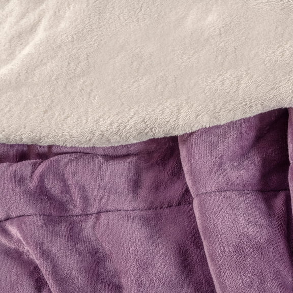 Vianney - Winter Blanket - Berry/Queen Size - Beauty Soft Front with Premium Sherpa Back - 100% Polyester Ultra-Soft Thermal Blanket for Cold Weather