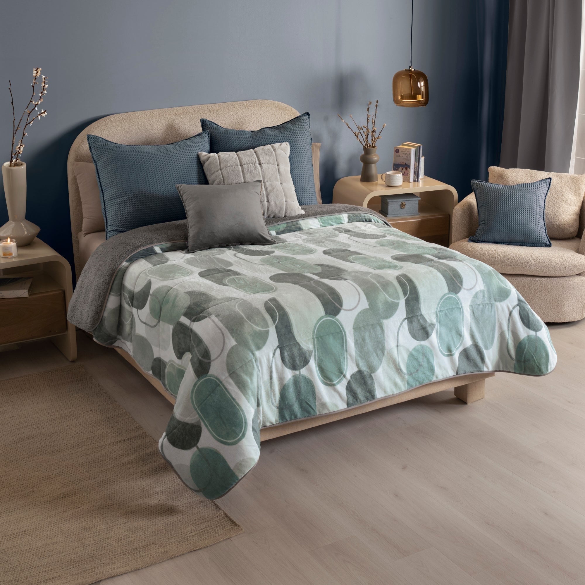 Vianney - Winter Blanket - Bretten/King Size - Beauty Soft 100% Polyester Front for Ultra-Soft Feel - Premium Sherpa Back for Maximum Warmth