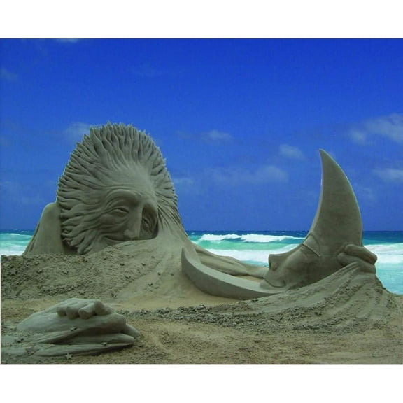 Viar "Paradise Sun & Moon" Wall Decal