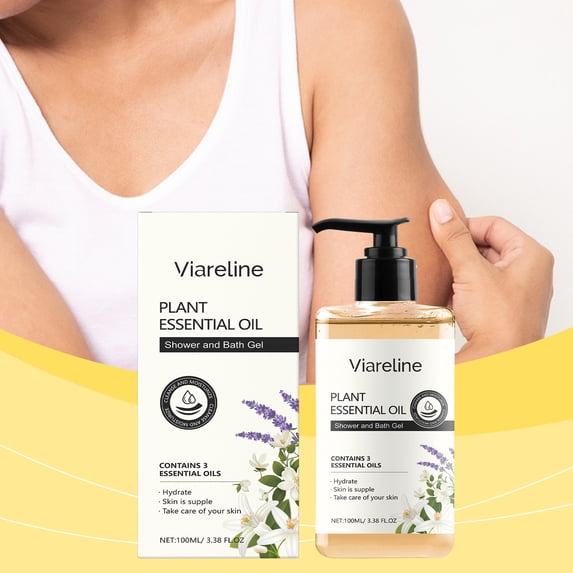 Viareline Long-Lasting Fragrance Shower Gel, With Charming Fragrance, Moisturizing Luster, Tender And Moisturizing Skin, Delicate And Smooth