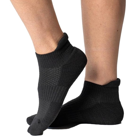 Viasox Ankle Compression Socks for Women & Men, 14 mmHg Support Improves Circulation, Extra Cushioned