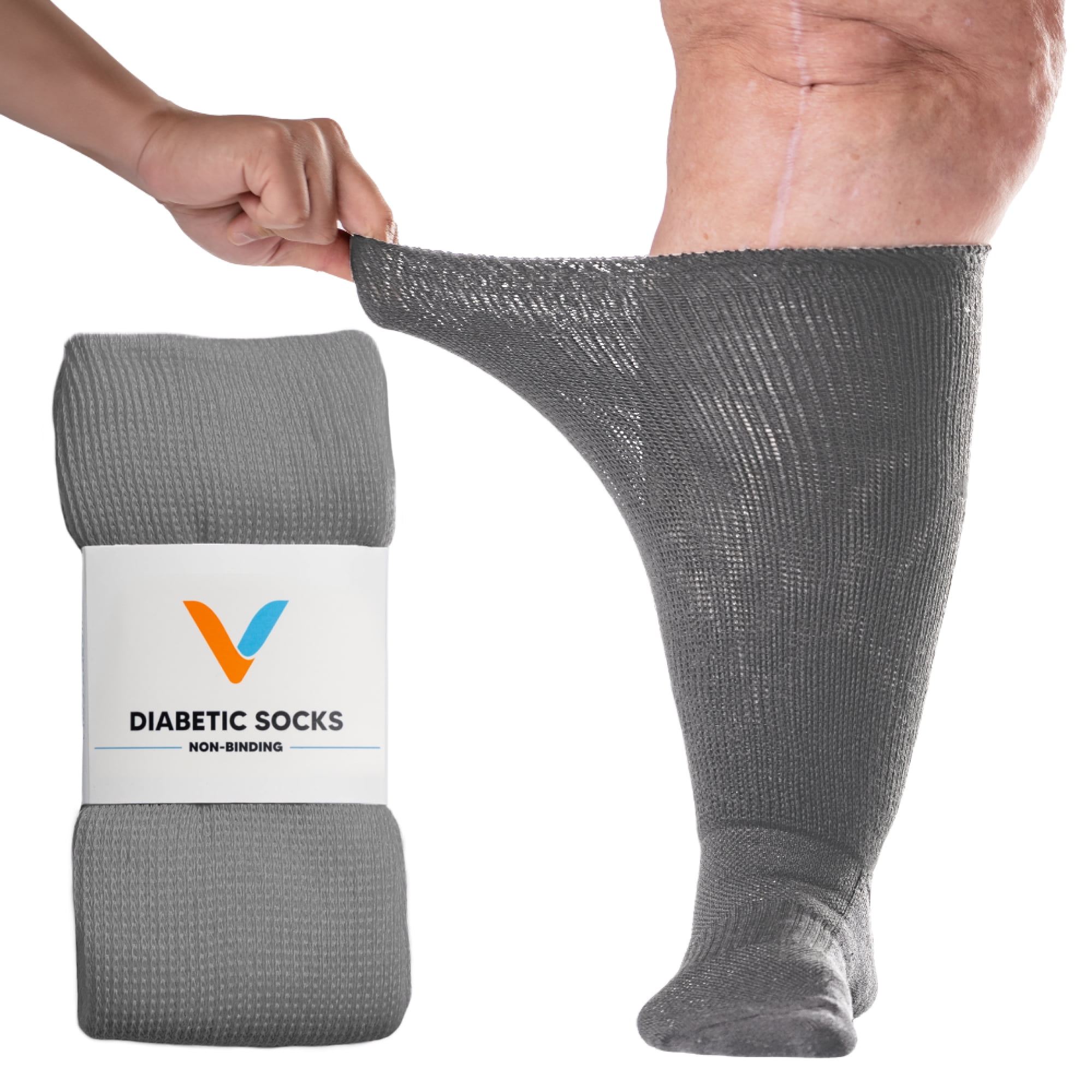 diabetic sock seamless toe construction close up