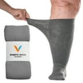 thumbnail image 1 of Viasox Gray EasyStretch™ Diabetic Socks for Men & Women, Non Binding Top, Seamless Toe, Loose Fit, Medium 5-9, 1 of 6