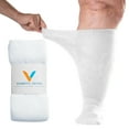 thumbnail image 1 of Viasox White EasyStretch™ Diabetic Socks for Men & Women, Non Binding Top, Seamless Toe, Loose Fit, Large 9-12, 1 of 6