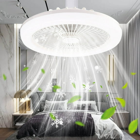 Fans That Blow Cold Air VibHome Ceiling Fans With Lights LED Fan Light E27 Screw Remote Control Study Bedroom Modern
