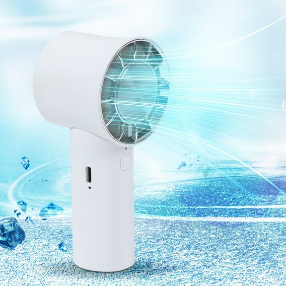 Handheld Fan VibHome Clearance Under 10$! The New Semiconductor Cold Compress Fan Student Outdoor Portable Fan
