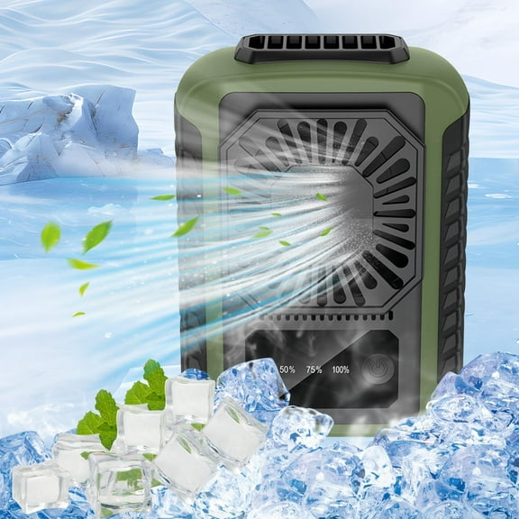 Fans That Blow Cold Air VibHome Neck Fans Portable Waist Fan 6000mAh Rechargeable Necklace Fan With A Working Of 13 Hours Suitable For Use In 3 Gears Suitable For Outdoor Work Farm Travel Bicy