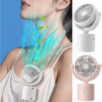 Desk Fan VibHome Neck Fans USB Mini Fan Portable Mini Fan Hanging Neck Mini Fan