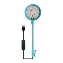 Kmdttou Outdoor Decorations Solar Lights LED Aquarium Light Colorful Fish Tank Highlight Submersible Spotlights LED Beads Water Proof Light Spotlights For Fish Tank Aquarium Fishbowl