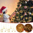 thumbnail image 1 of Kmdttou Outdoor Solar Lights Christmas Window Lights Decorations Christmas Curtain Lights Fairys Lights With 8 Modes LED Christmas Lights For Bedroom Party Decor, 1 of 8