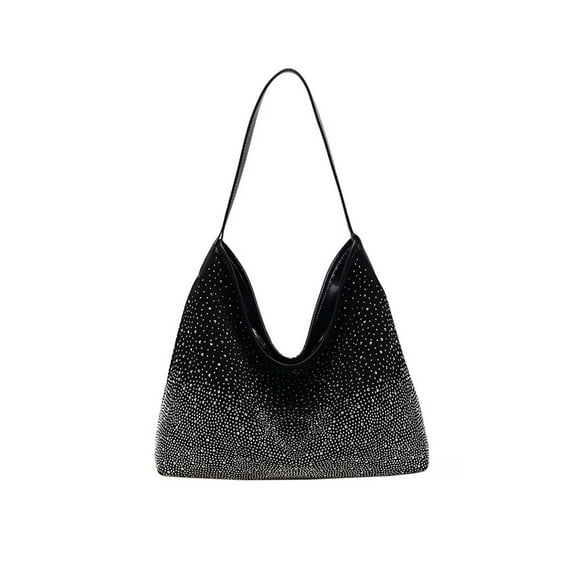 VibHome Shoulder Bags for Women Tote Bags For Women Shiny Rhinestone Evening Bags Stylish Shoulder Handbag Satchel Purse With Zip