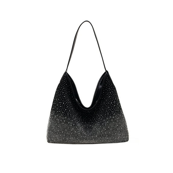 VibHome Shoulder Bags for Women Tote Bags For Women Shiny Rhinestone Evening Bags Stylish Shoulder Handbag Satchel Purse With Zip