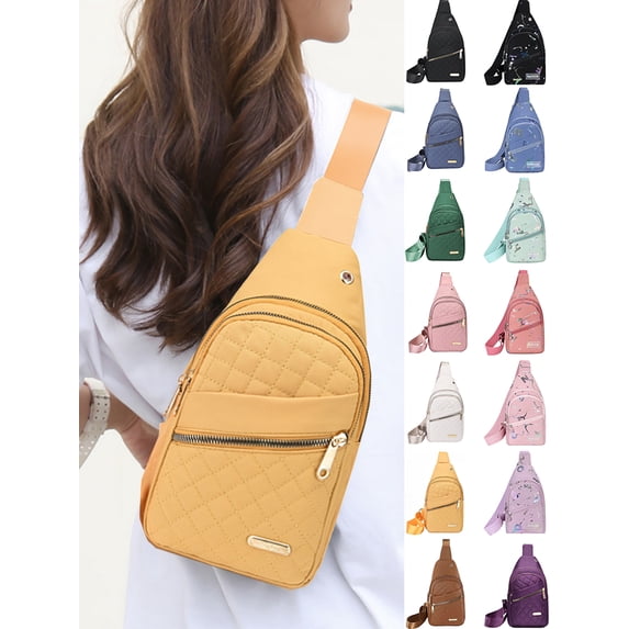 VibHome Small Sling Backpack Crossbody Bags for Women Men, Sling Bag Cross Body Bag Fanny Packs Crossbody Purses